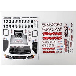 Decal sheets, 1/16 Slash 4WD