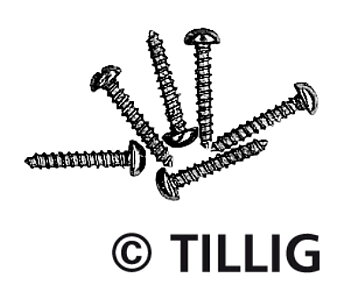Träskruv, mini, 100st