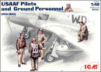 USAAF Pilots & Ground Crew (1939-45) 1/48