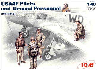 USAAF Pilots & Ground Crew (1939-45) 1/48