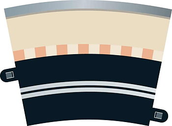 Scalextric Single Lane Curve (4), digital
