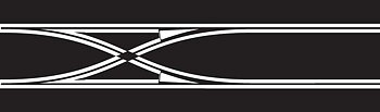 Scalextric Digital Lane Change Track