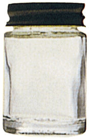 Glasburk med lock, 22ml