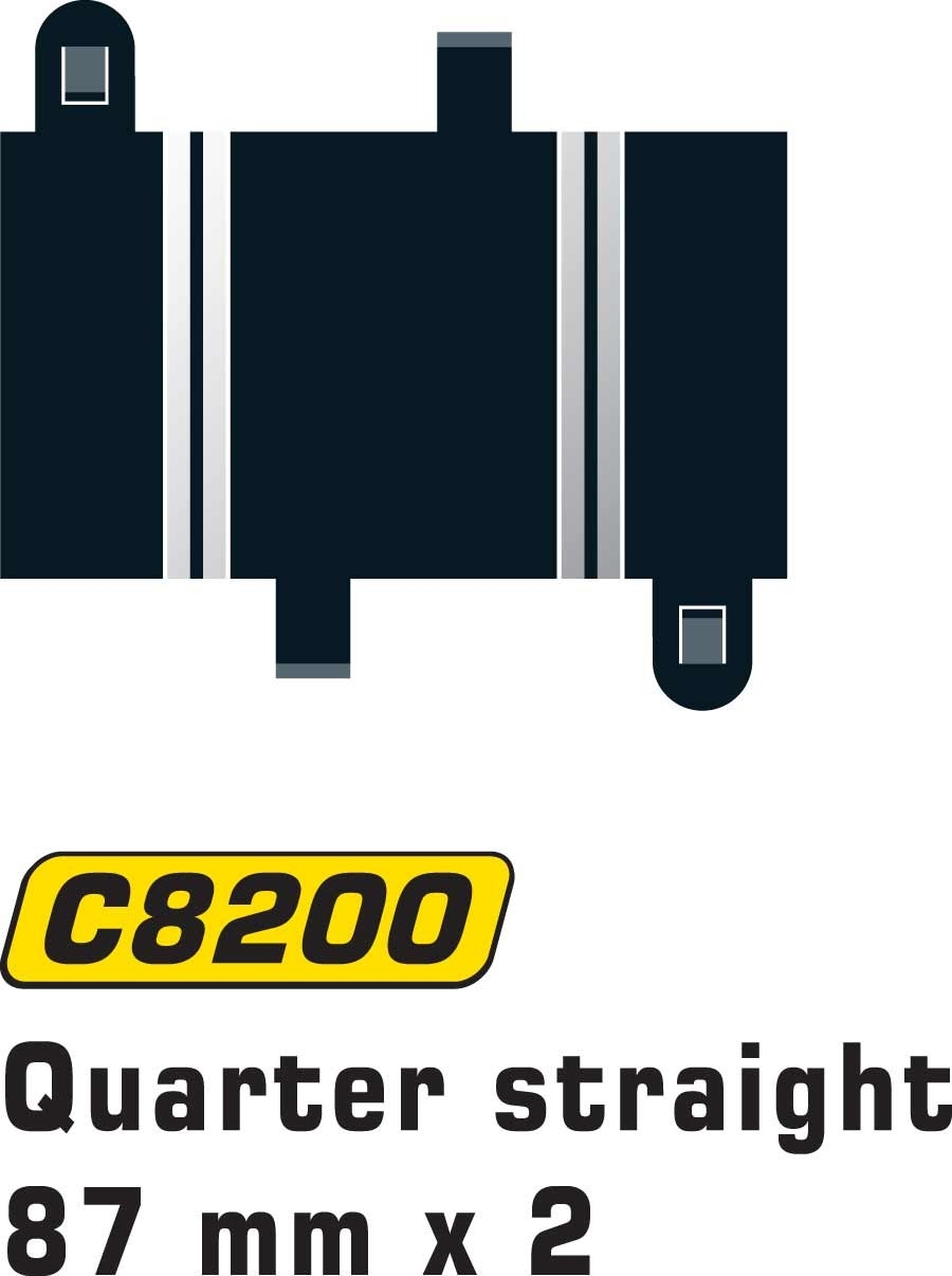 Scalextric Rak 1/4, 2 st