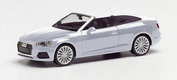 Audi A5 convertible, silver metallic
