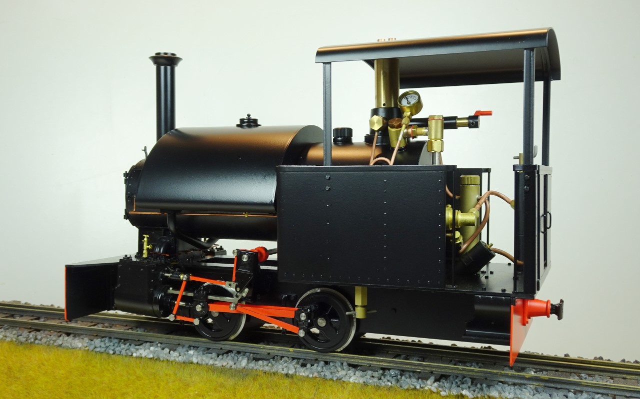Bagnall 0-4-0ST - 7/8 skala, svart