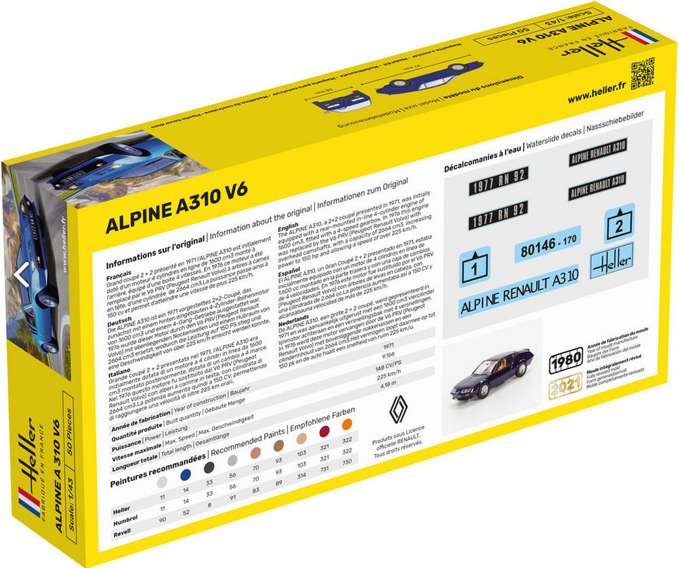 Alpine A310 V6 1/43 - 2