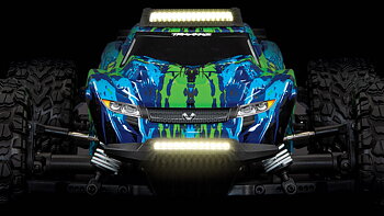 LED Ljus Fram & Tak Set Komplett Rustler 4x4
