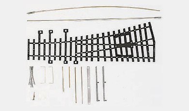 Weiche links 15° BS