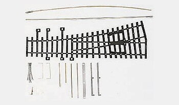 Weiche links 15° BS