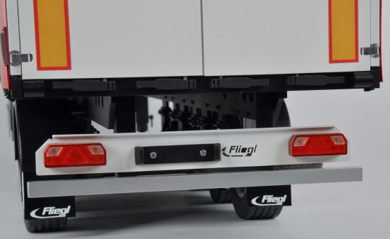 Gardintrailer Megarunner Fliegl 3a, röd - 4
