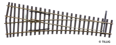 Växel, EW2 15°, vänster, 178mm, cd83