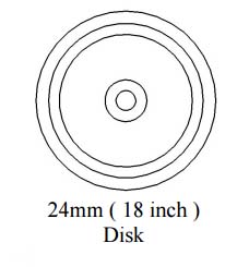 Wheels, 18 inch disc 8x, 1:19 - 2