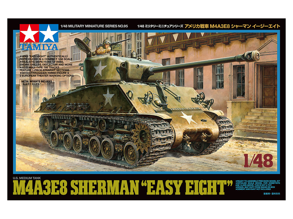 US Medium Tank M4A3E8 Sherman 'Easy Eight' 1/48 Tamiya - 3