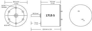 Motor 17x15 - en motoraxel