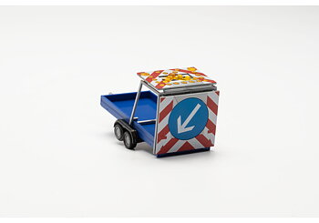 Traffic safety trailer, ultramarine blue