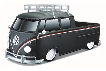 VW Pick-up Type 2, matt svart 1/16