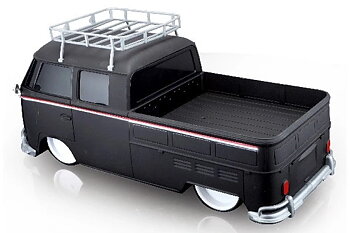 VW Pick-up Type 2, matt svart 1/16