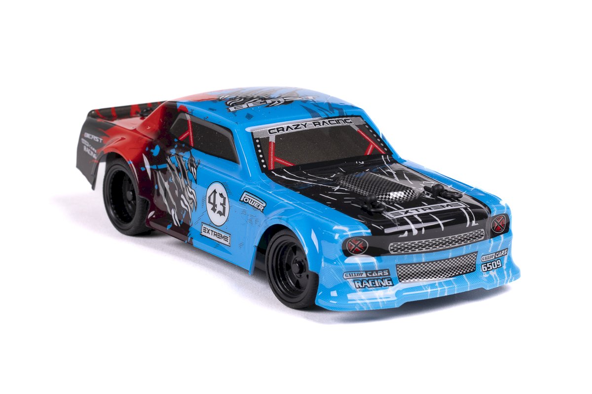 Beast racing 2.4GHz, blå 1/24 - 2