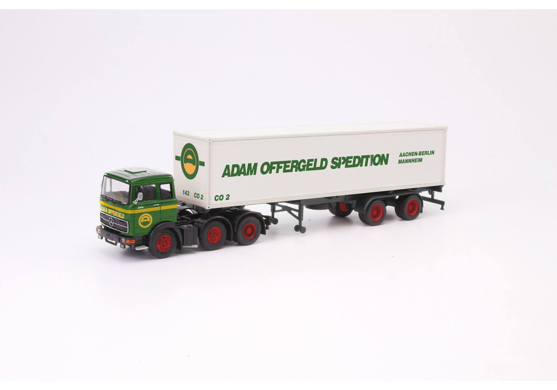 MB LPS 2032 Container-Sattelzug "Spedition Offergeld" (Nordrhein-Westfalen/Würselen)