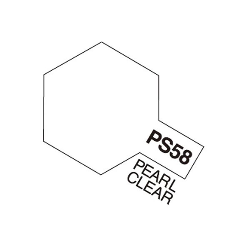 PS-58 Pearl Clear, Tamiya spray (Lexan)