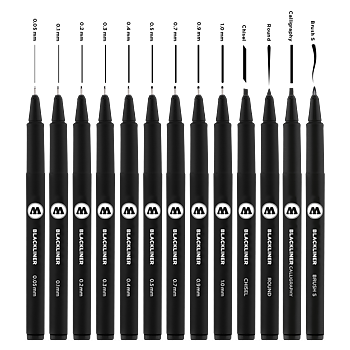 Fineliner Molotow N Y Basic Blackliner 0,2 mm (6F)