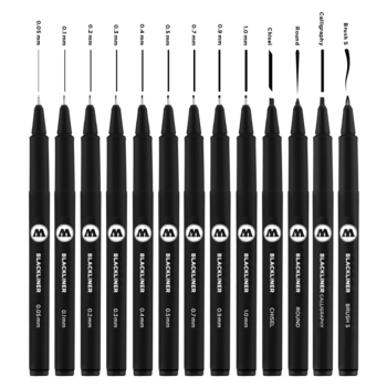 Fineliner Molotow N Y  Basic Blackliner 0,3 mm (6F)