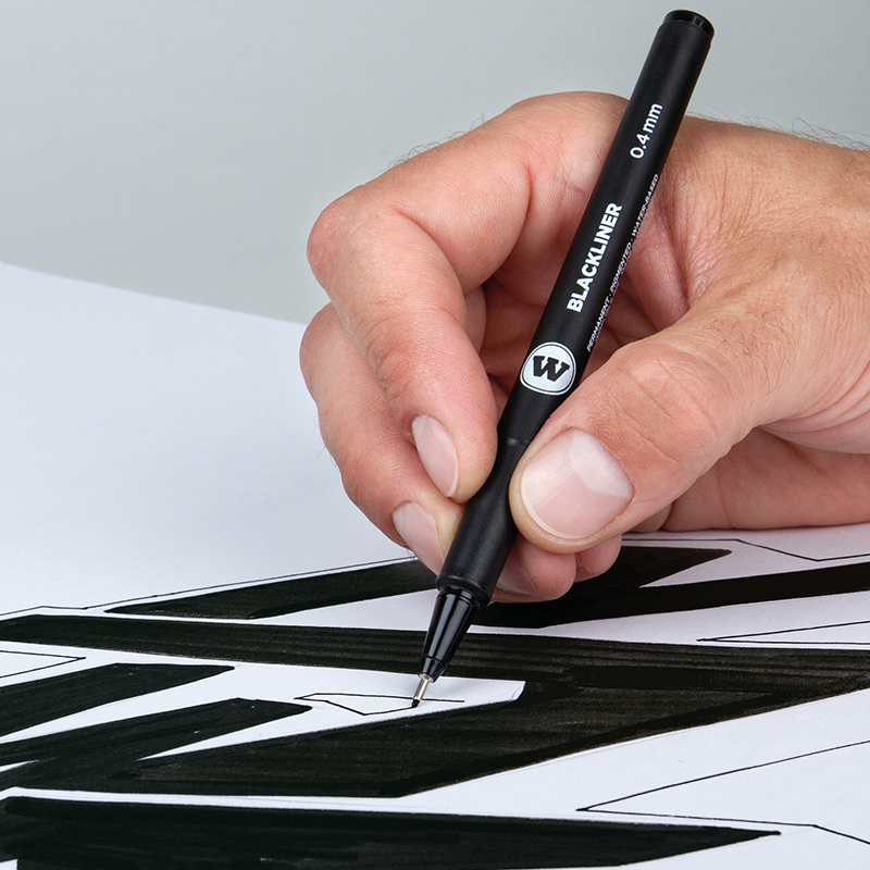 Fineliner Molotow N Y Basic Blackliner Round (6F) - 3