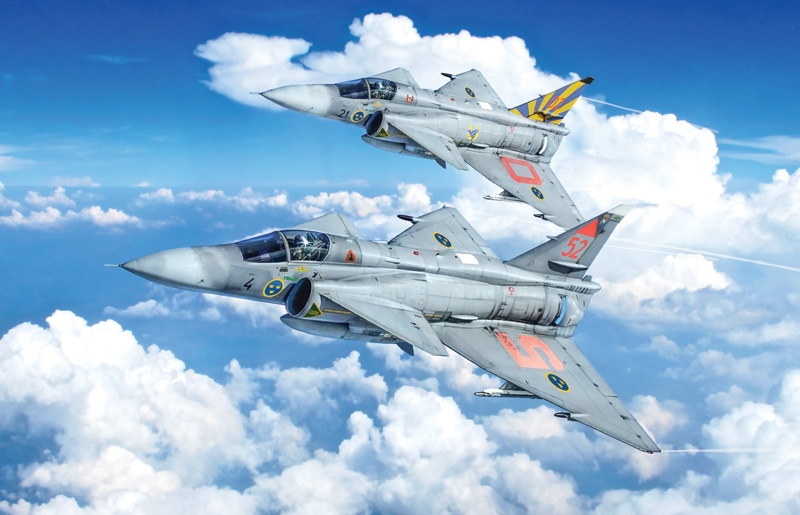 Saab JA 37 Jaktviggen. Decal SE, 1/48