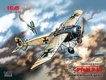 Pfalz E.IV, Hauptm. Rudolf Berthold, April 1916 1/72
