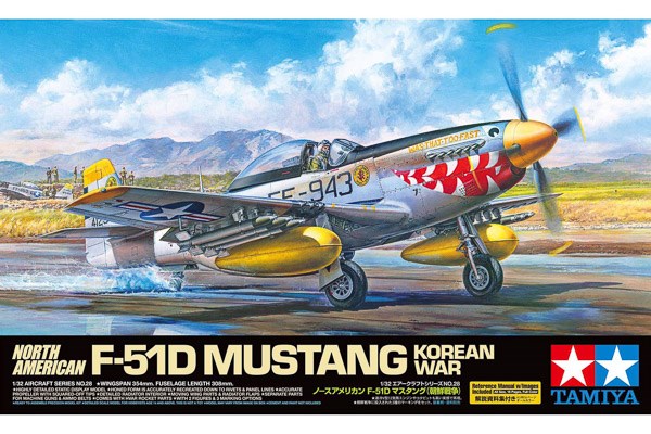 North American F-51D Mustang Korean War 1/32