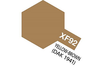 Tamiya Akrylfärg matt, XF92 Yellow Brown Dak 1941 10 ml