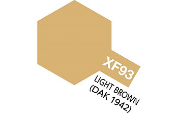 Tamiya Akrylfärg matt, XF93 Light Brown Dak 1942 10 ml
