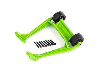 Wheelie bar, green (assembled)