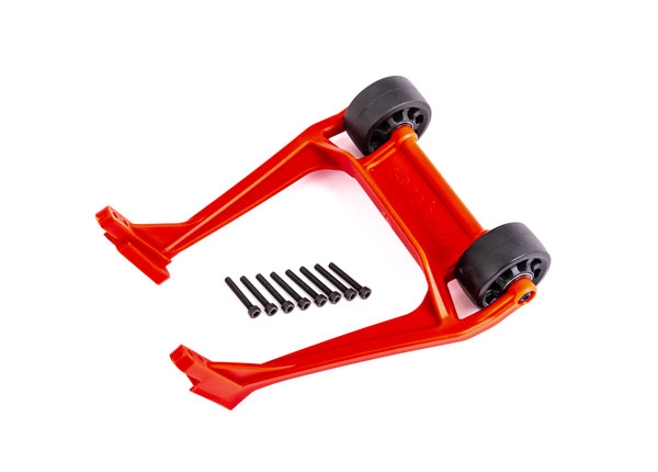  Wheelie bar, red (assembled)