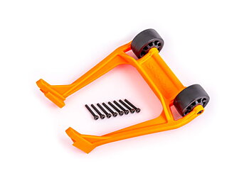  Wheelie bar, orange (assembled)