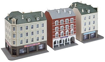 3 city buildings, Faller