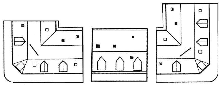 3 city buildings, Faller - 4