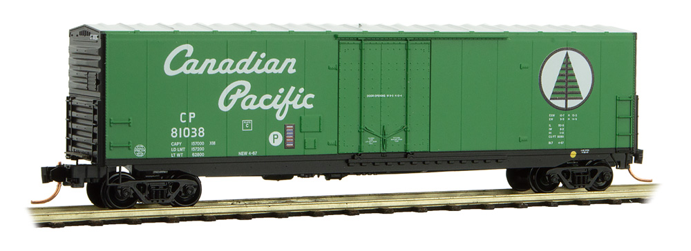 Standard 50" box car w/o roofwalk CP 81038