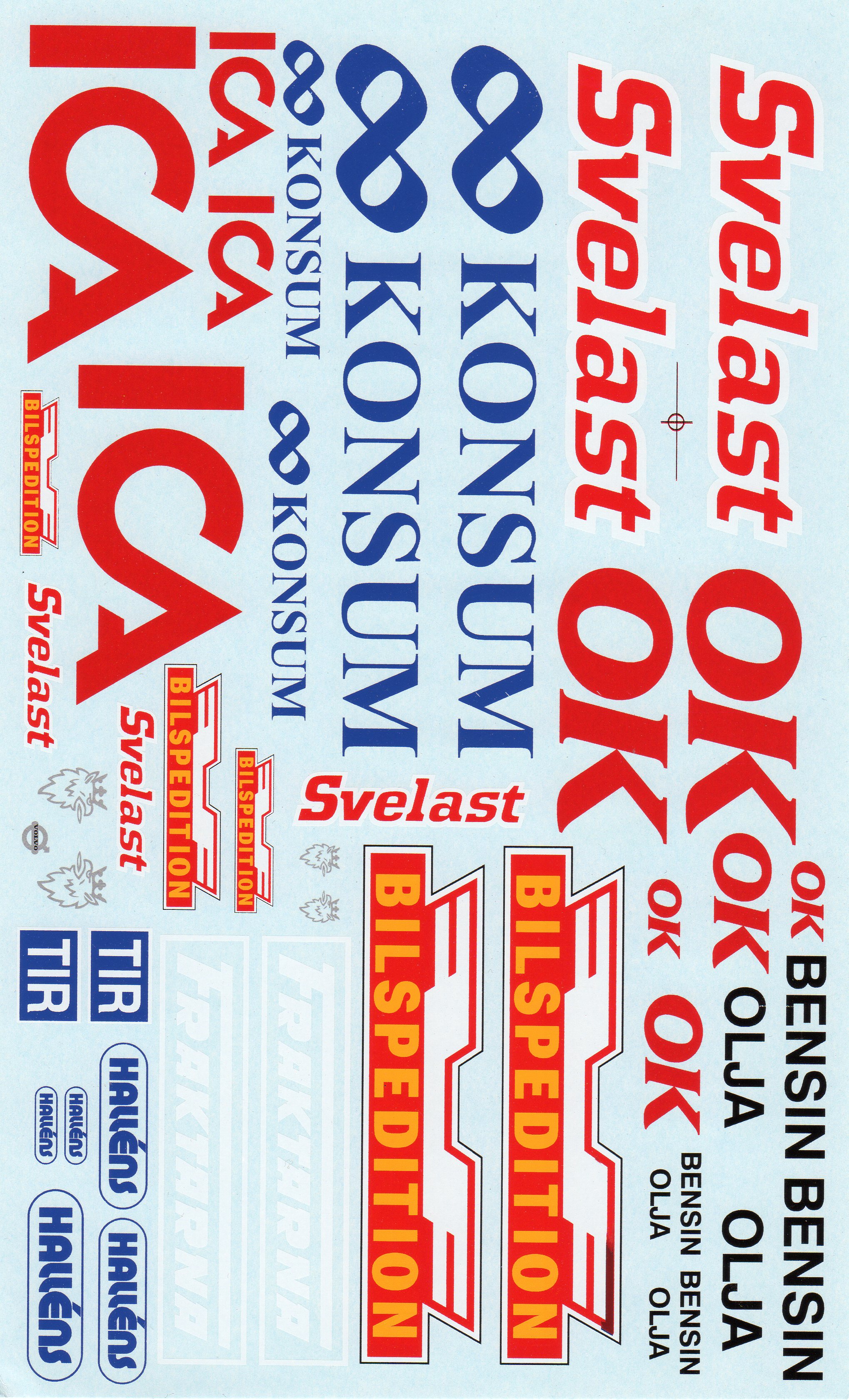 Dekalark 1, Logotyper 1/24