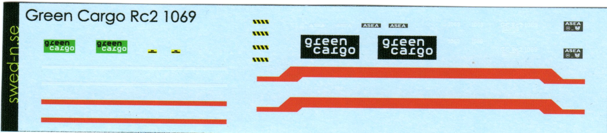 Dekal GC Rc2 1069, blå
