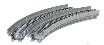 Viadukt NBS m. Gleis gebogen