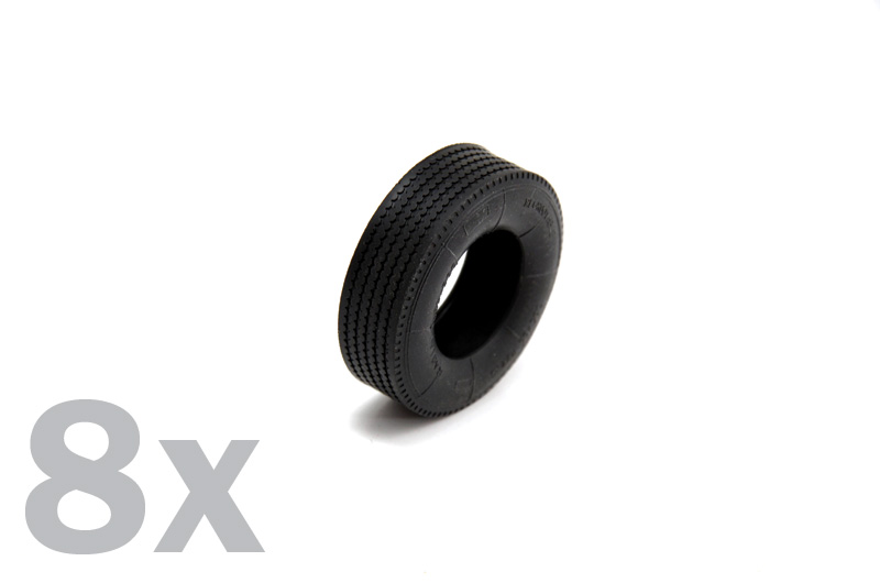 Trailer Rubber Tires 8 st 1/24 - 3