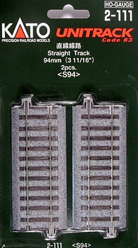 Rak räls 94 mm, 2st