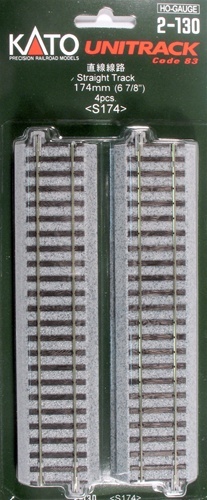 Gleis gerade 174 mm, 4 Stück
