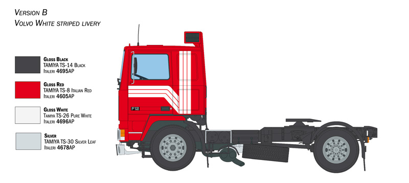 Volvo F-12 Intercooler w. accessories 1/24 - 4