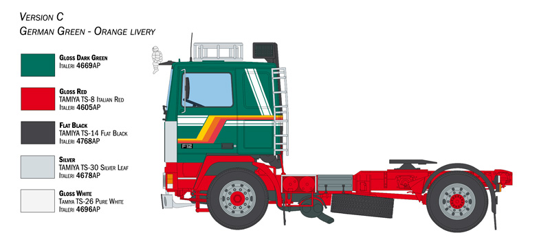 Volvo F-12 Intercooler w. accessories 1/24 - 5