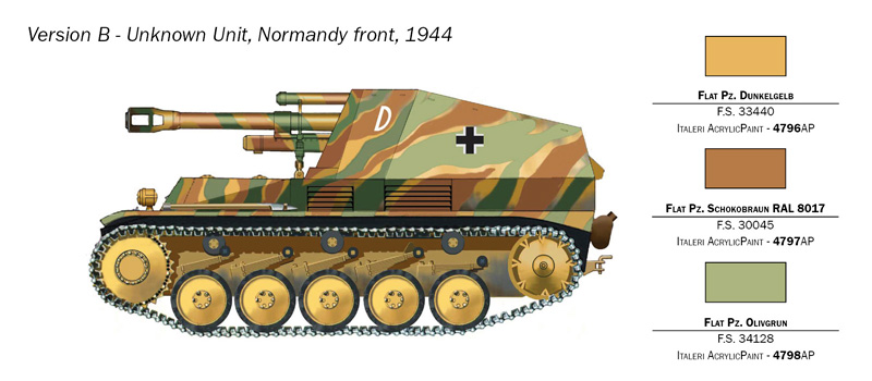 SD.KFZ. 124 'Wespe' 1/72 - 4