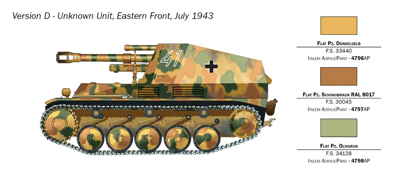 SD.KFZ. 124 'Wespe' 1/72 - 6