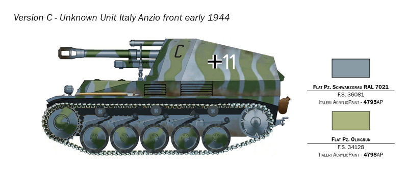SD.KFZ. 124 'Wespe' 1/72 - 5